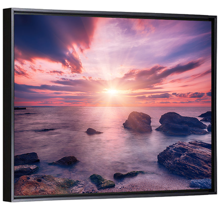 Ethereal Sea Sunrise Wall Art