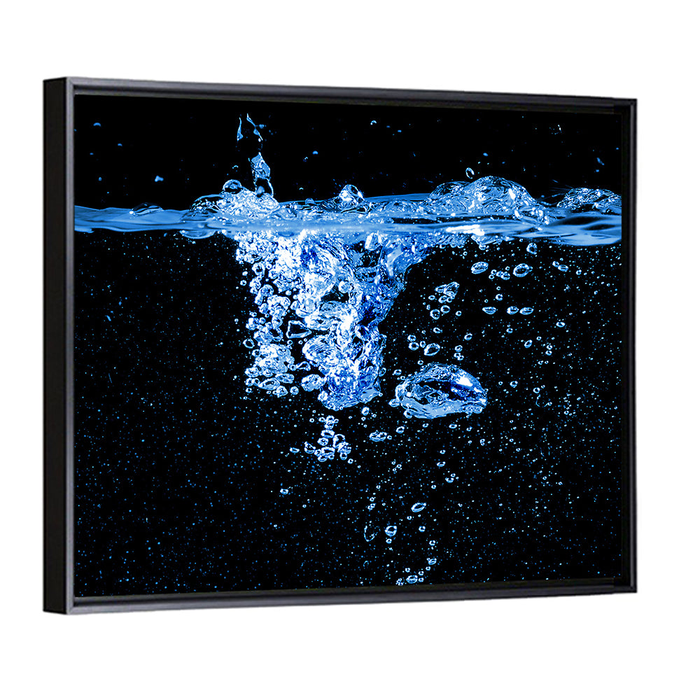 Underwater Bubble Motion Wall Art