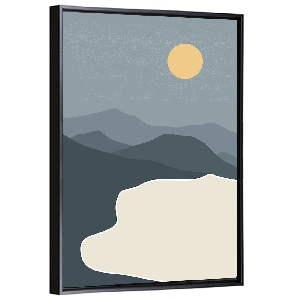 Sandy Mountains at Dusk Wall Art