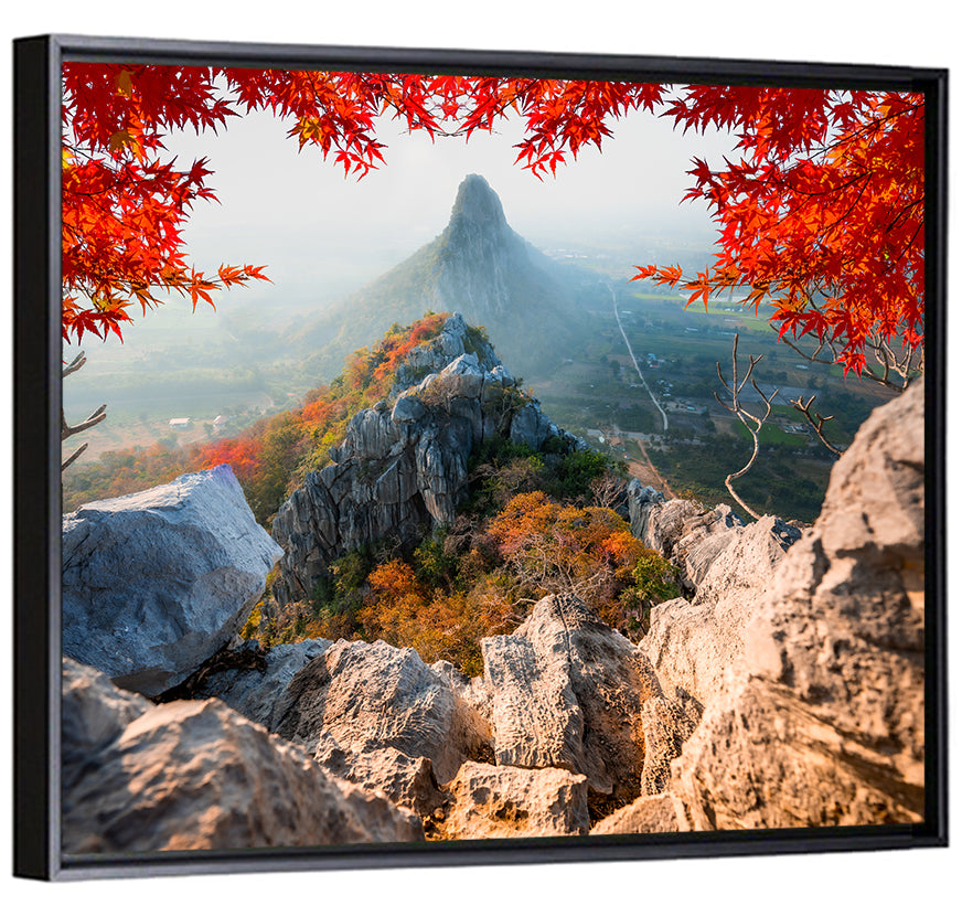 Khao Nor Maple Framed Peak Wall Art