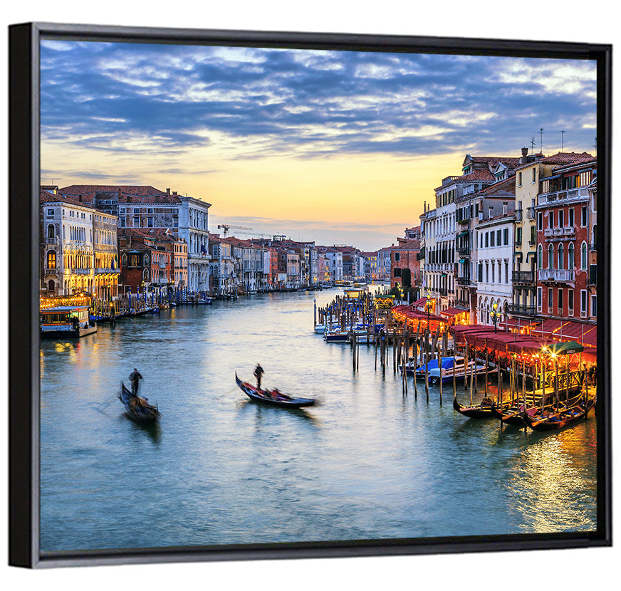 Venice Grand Canal at Twilight Wall Art