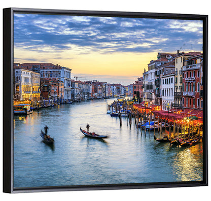 Venice Grand Canal at Twilight Wall Art
