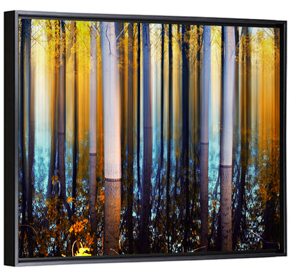 Forest Trees Abstract Wall Art