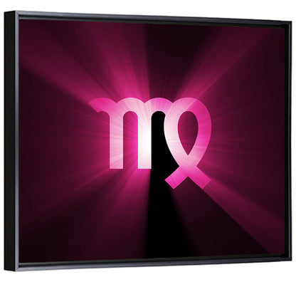 Radiant Virgo Symbol Wall Art