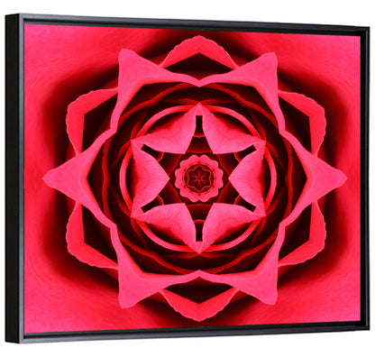 Kaleidoscopic Mandala Pattern Wall Art