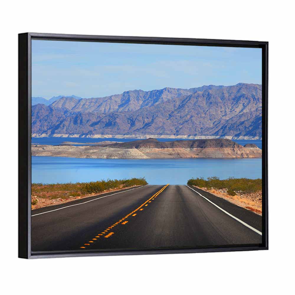 Lake Mead Road Perspective Wall Art