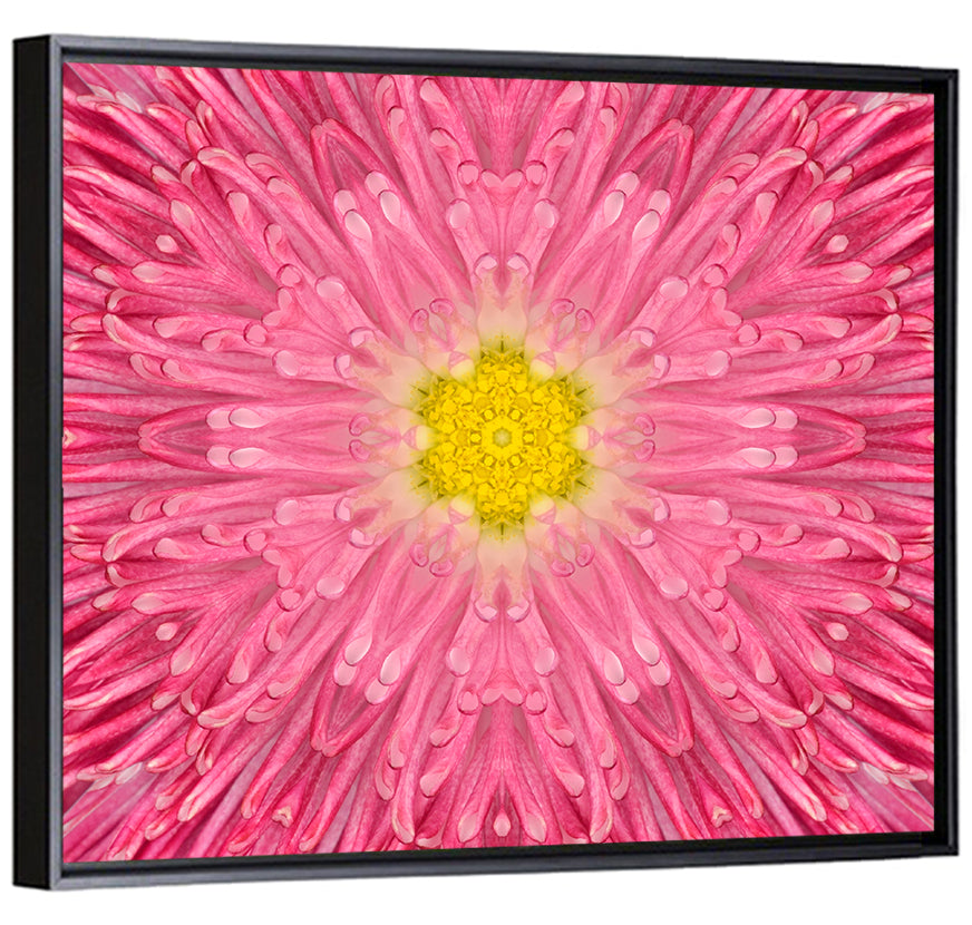 Kaleidoscopic Daisy Mandala Bloom Wall Art