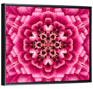 Concentric Mandala Floral Wall Art