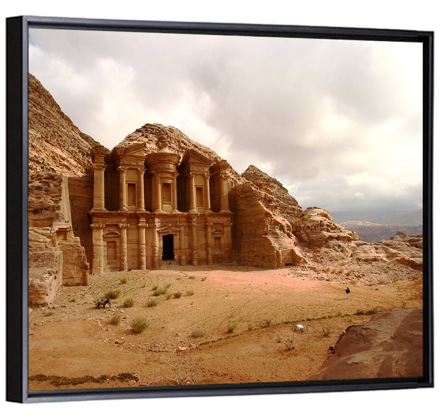 The Monastery of Petra, Jordan Wall Art