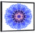 Blue Mandala Floral Pattern Wall Art