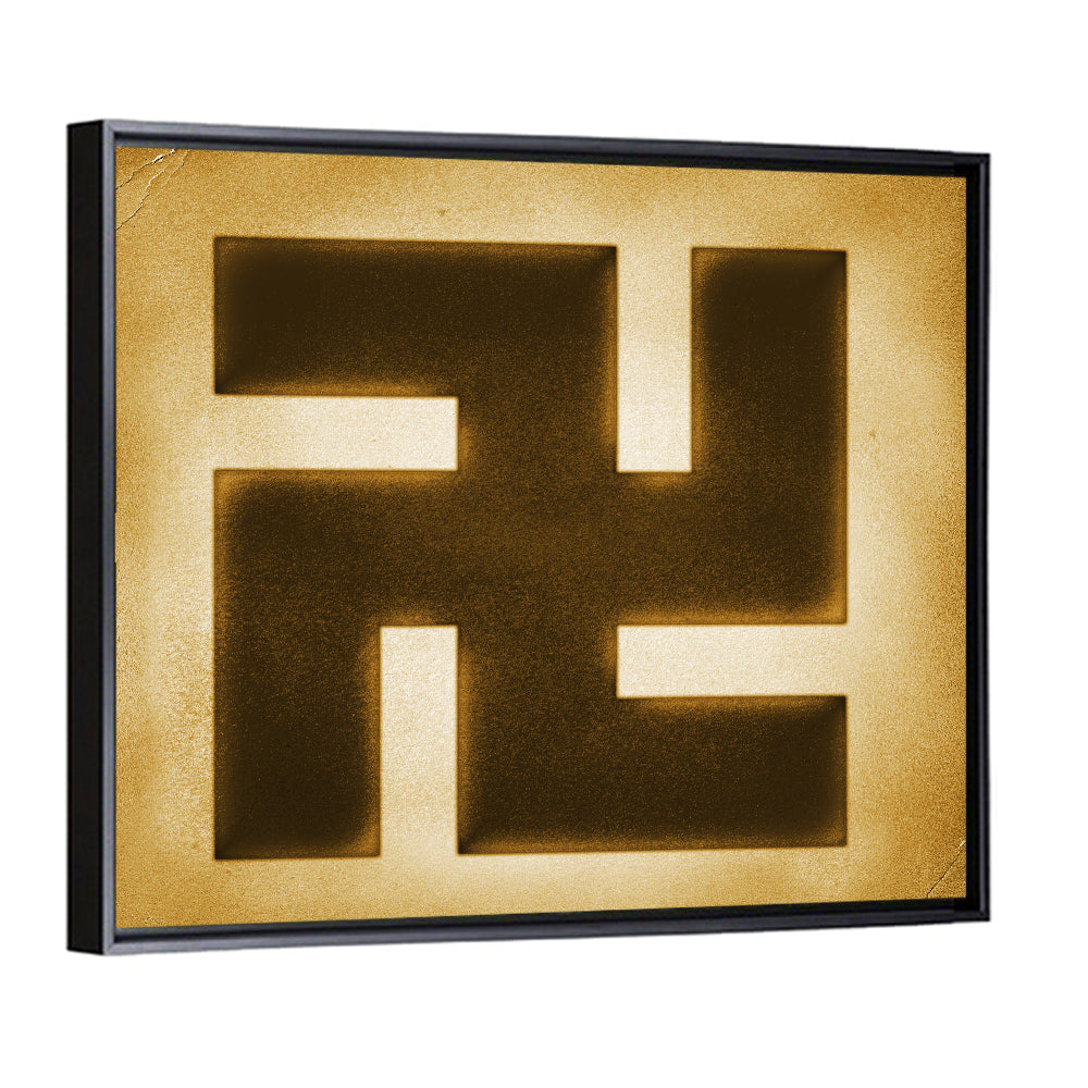 Swastika Buddha Sign Wall Art