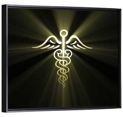 Medical Corps Caduceus Emblem Wall Art