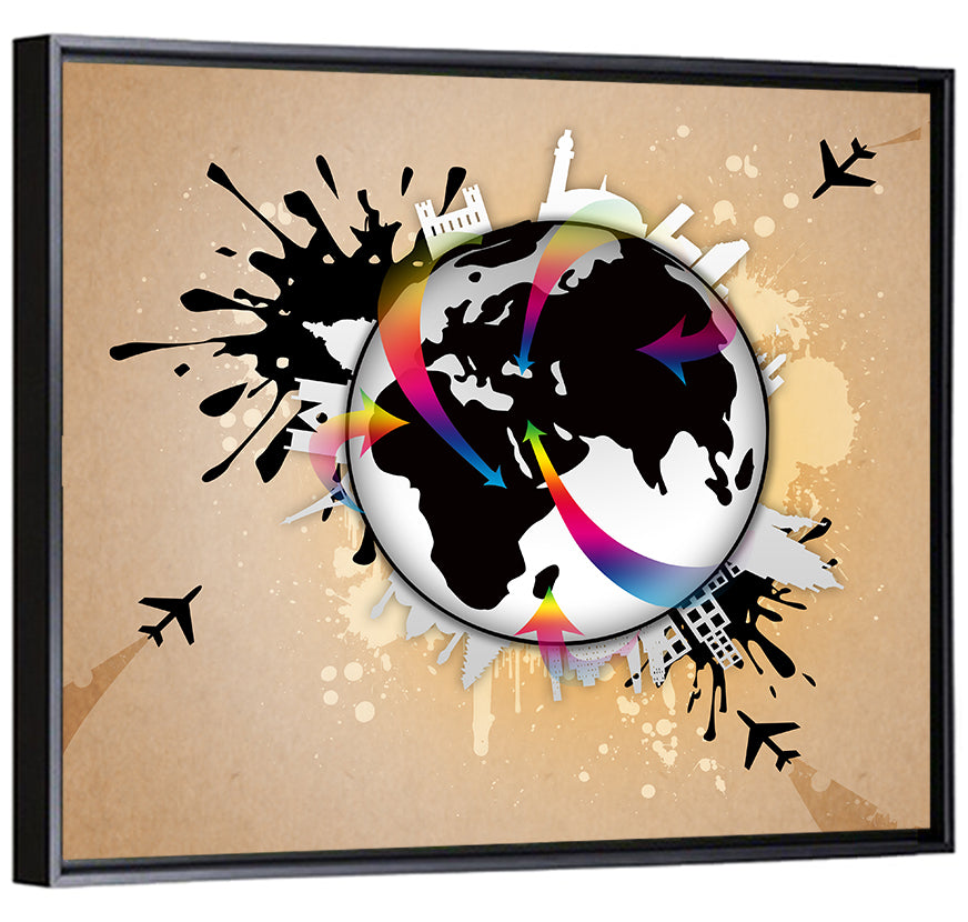 Global Travel Concept Wall Art