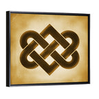 Gold Celtic Heart Knot Wall Art