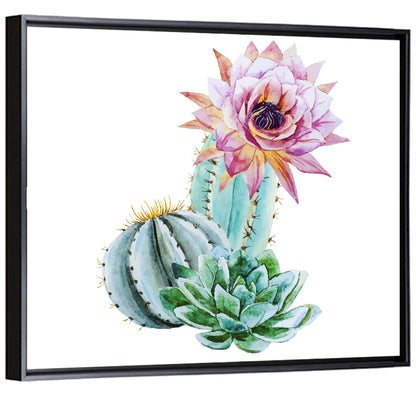 Watercolor Cactus Wall Art