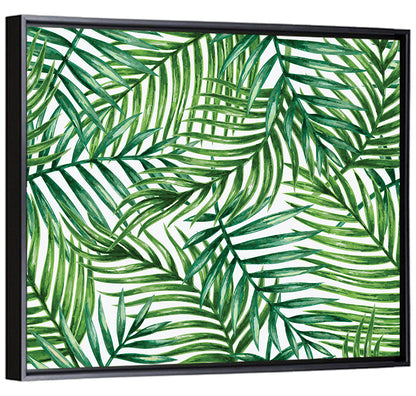 Palm Leaves Pattern I Wall Art