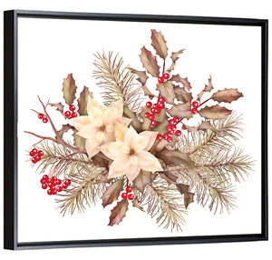 Retro Flower Bouquet Wall Art