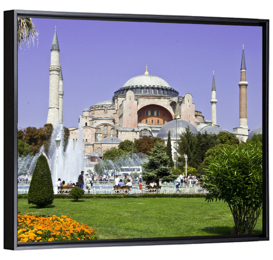 Hagia Sophia Fountain Gardens Istanbul Wall Art
