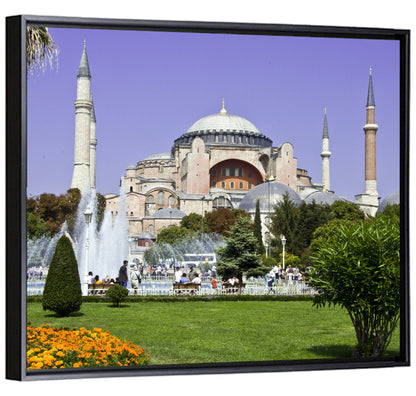 Hagia Sophia Fountain Gardens Istanbul Wall Art