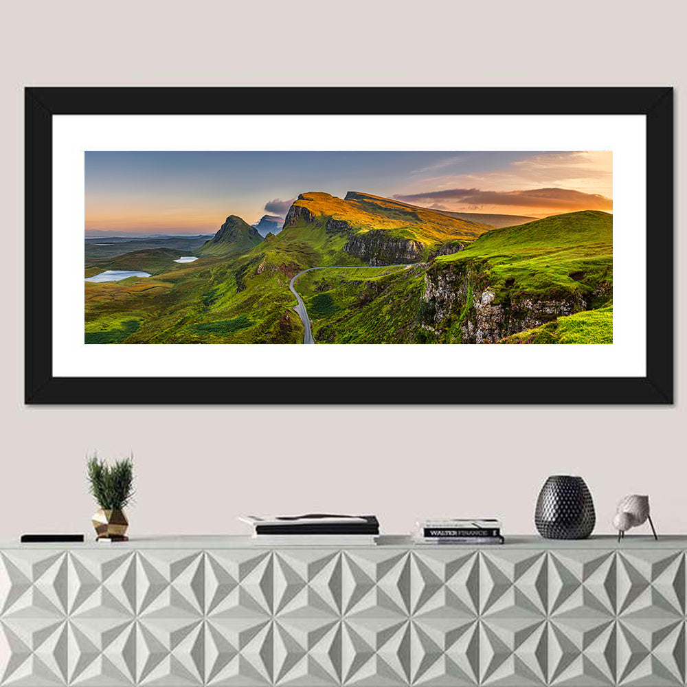 Quiraing Golden Hour, Isle of Skye Wall Art