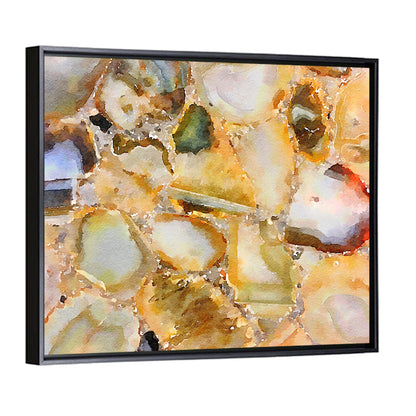 Gem Stones Abstract Wall Art