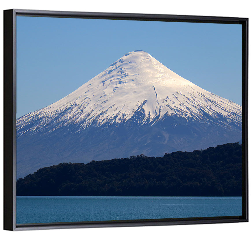Snow-capped Osorno Volcano Over Lake Wall Art
