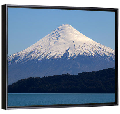 Snow-capped Osorno Volcano Over Lake Wall Art
