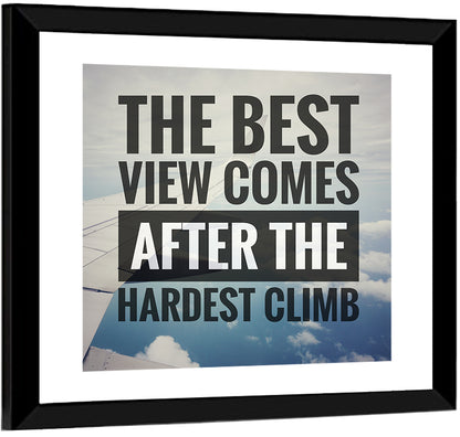 After the Hardest Climb Wall Art