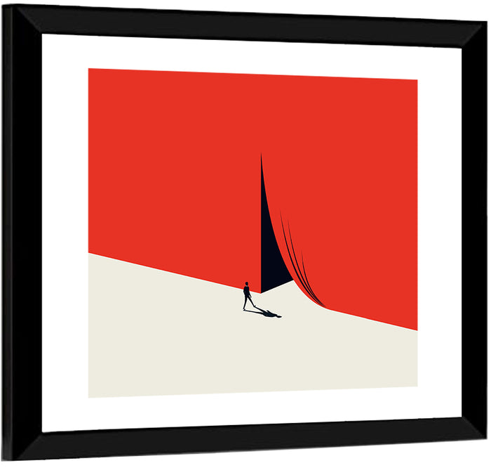 Threshold of Opportunity Wall Art as a framed print