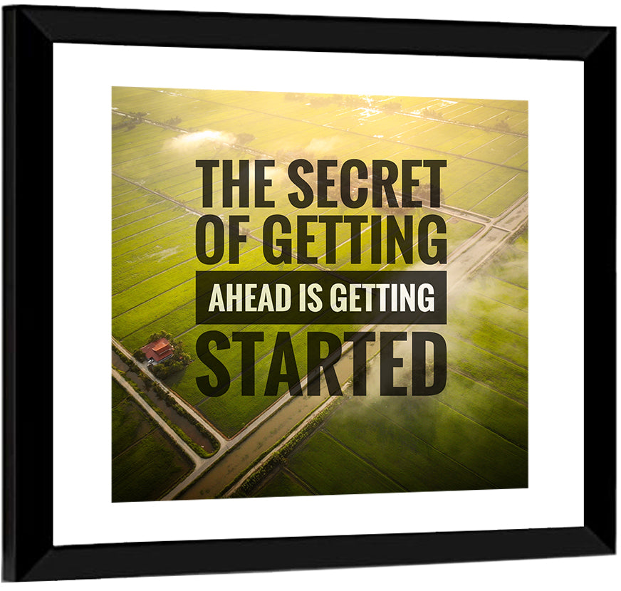 Getting Started Sunlit Farmland Wall Art