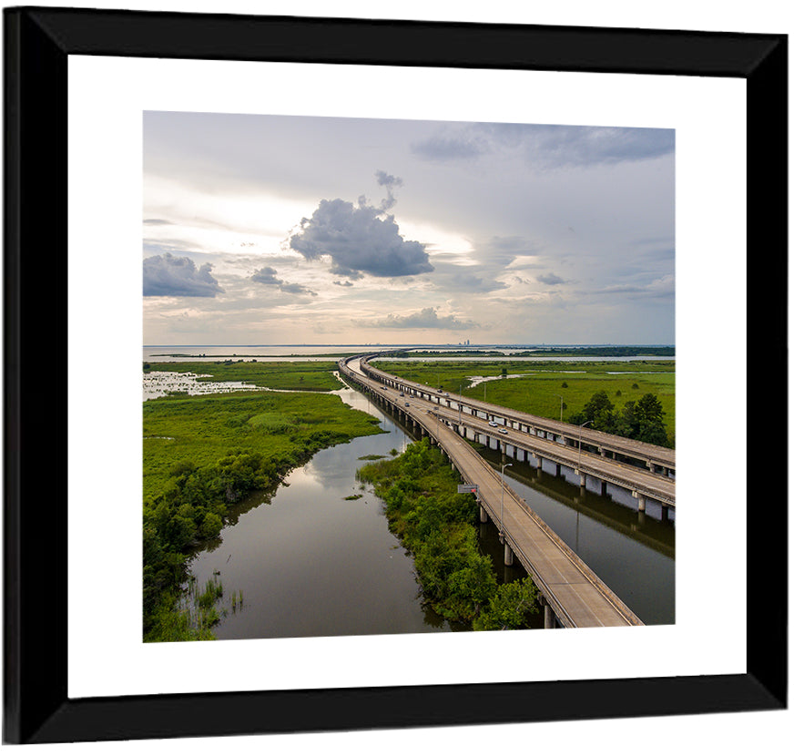 Interstate 10 Bridge Wall Art