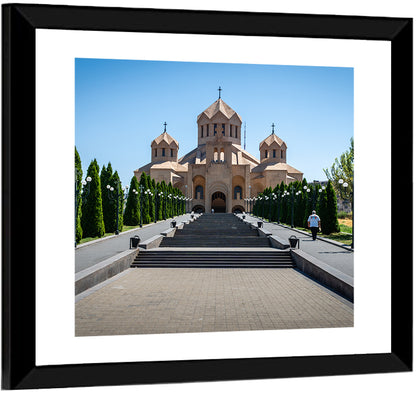Saint Gregory Cathedral Stairway, Yerevan Wall Art