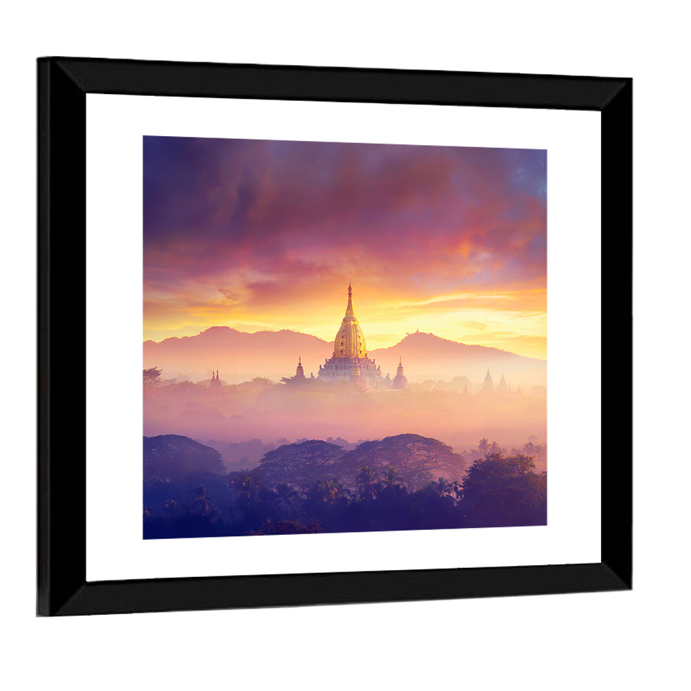 Misty Bagan Stupas Wall Art