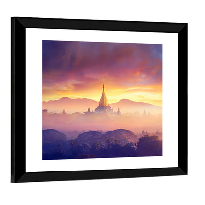 Misty Bagan Stupas Wall Art