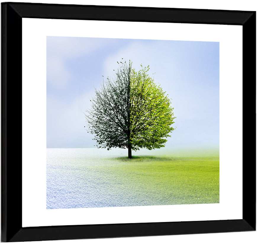 Winter to Spring Tree Wall Art
