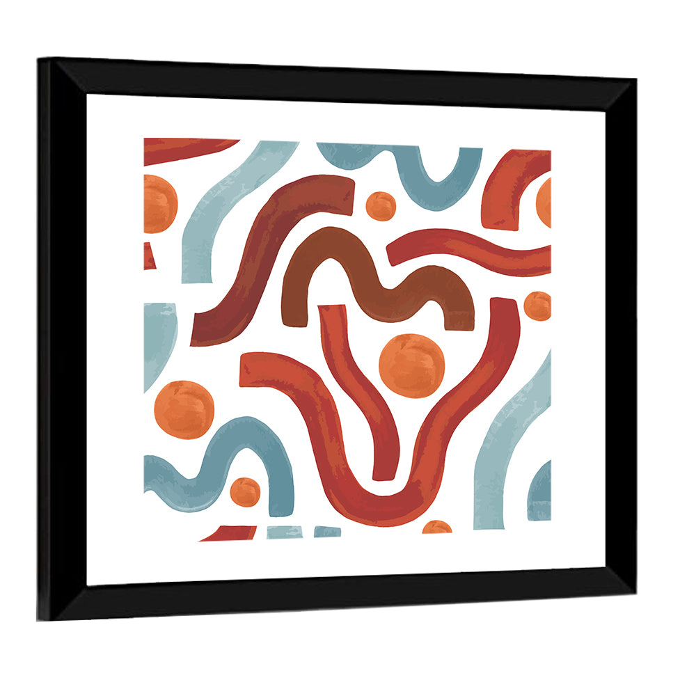 Sea of Worms Minimalist Wall Art