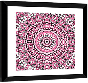 Mosaic Kaleidoscope Mandala Wall Art