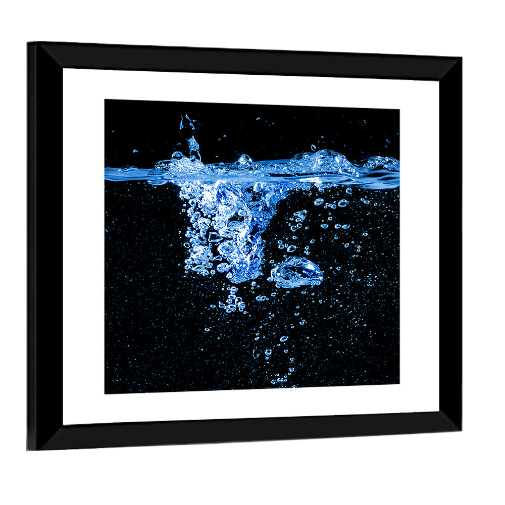 Underwater Bubble Motion Wall Art