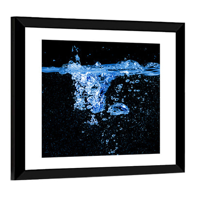 Underwater Bubble Motion Wall Art