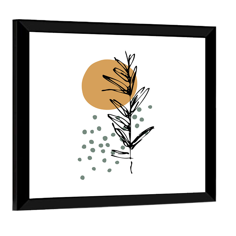 Ink Botanical Sun Study Wall Art