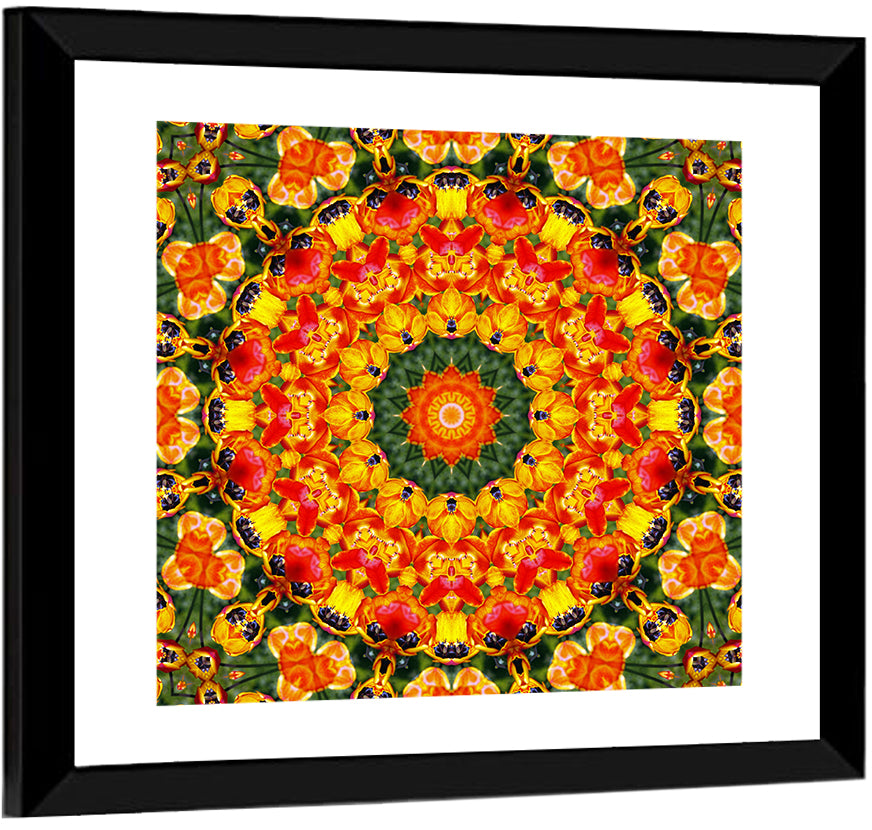 Colorful Mandala Wall Art