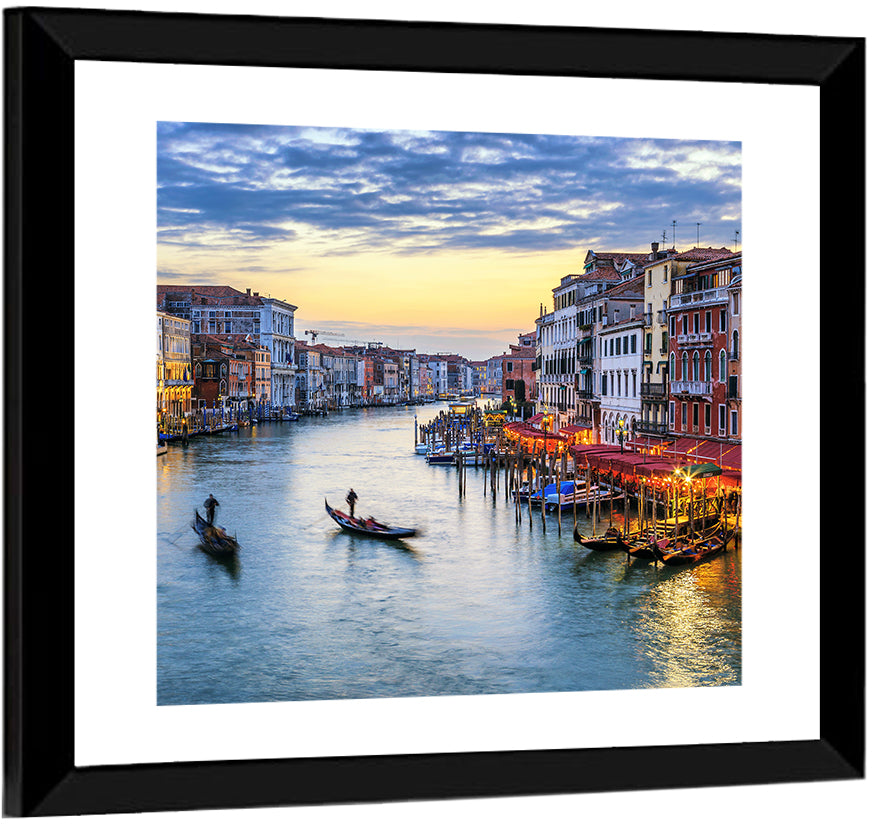 Venice Grand Canal at Twilight Wall Art