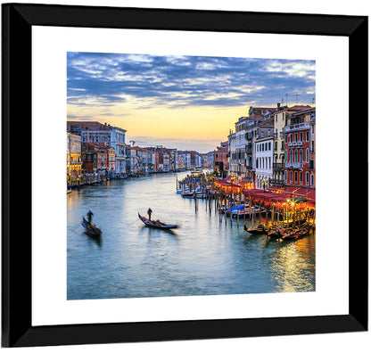 Venice Grand Canal at Twilight Wall Art