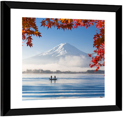 Mount Fuji Over Lake Kawaguchiko Wall Art