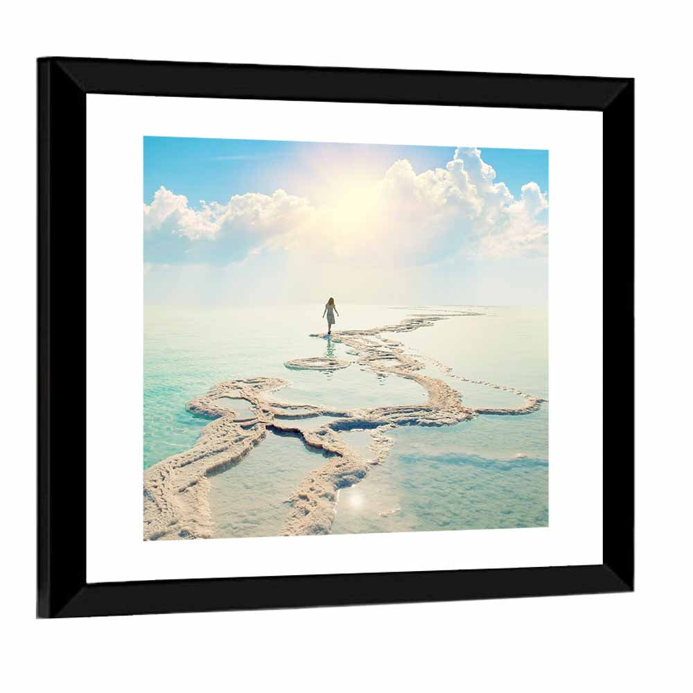 Dead Sea Salt Flats Wall Art