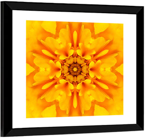 Dahlia Mandala Floral Wall Art