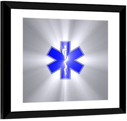 Emergency Medical Technician Symbol Wall Art