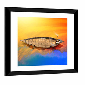Old Wooden Boat Wall Art
