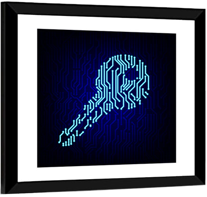 Digital Key Concept Wall Art