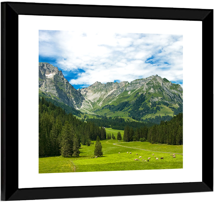 Arnibach Valley Summer Meadow Wall Art